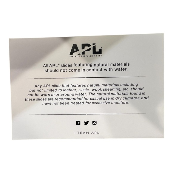 APL Athletic Propulsion labs MEN'S LUSSO SLIDE SLATE/PRISTINE size 11 Leather - Picture 7 of 8